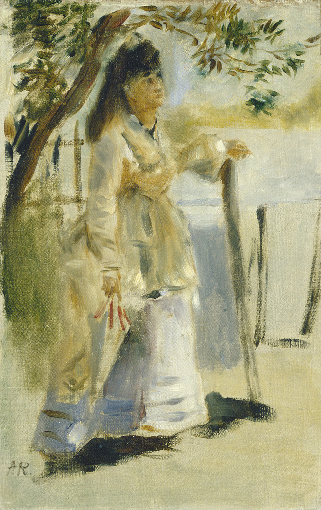 Woman by a Fence 1866